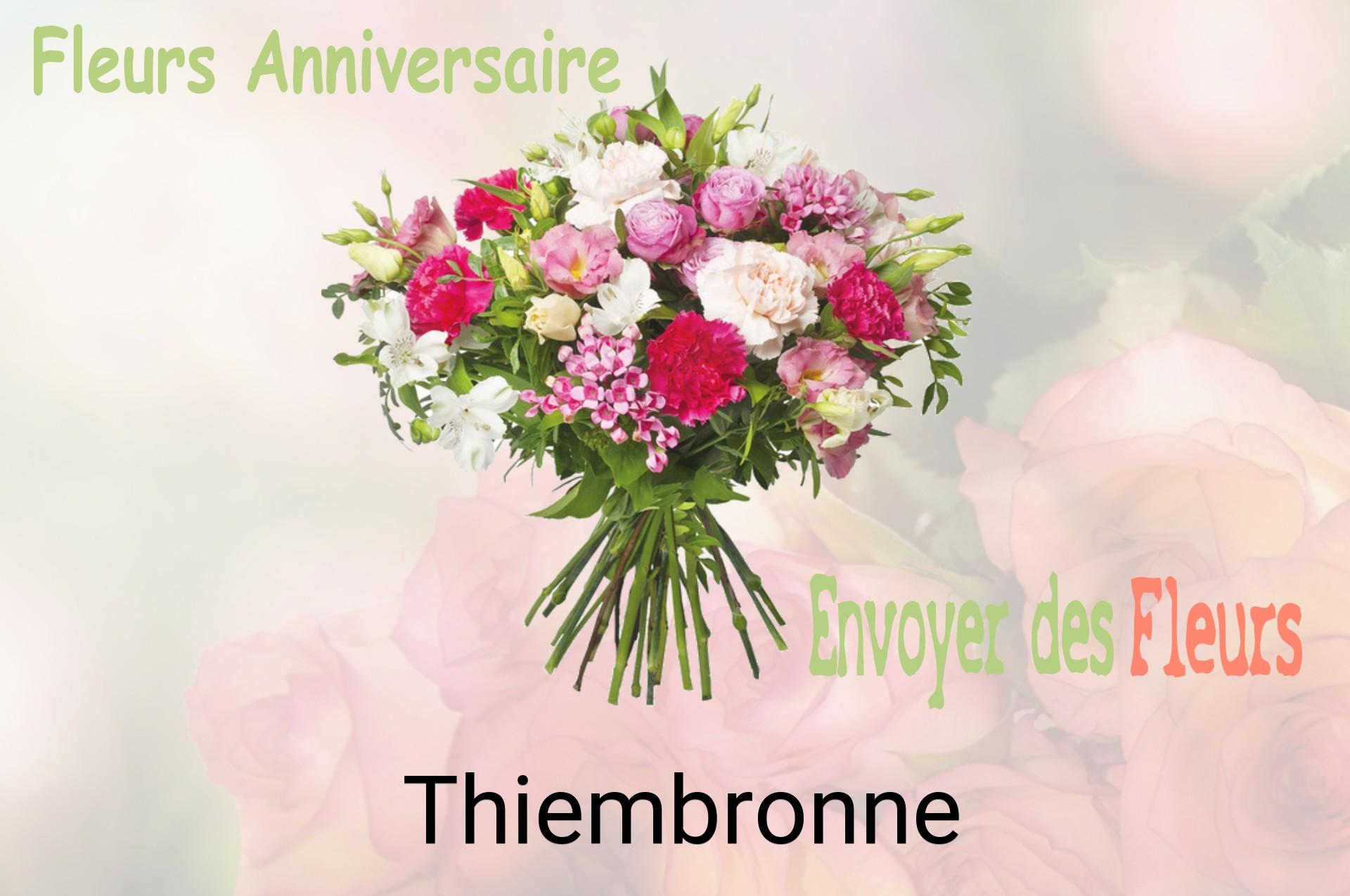 Bouquet de fleurs d’anniversaire livré à Thiembronne