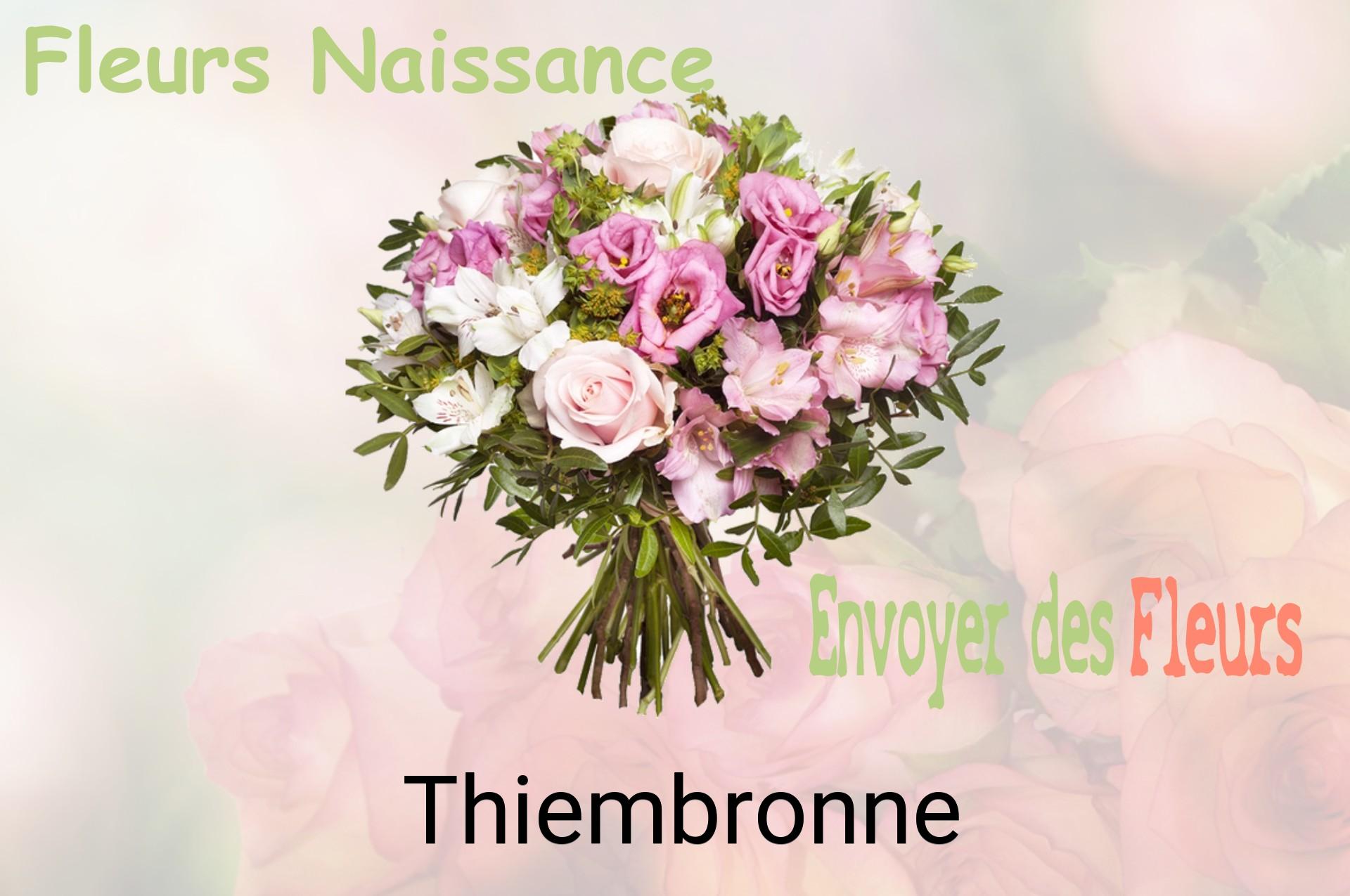 Bouquet de fleurs de naissance livré à Thiembronne